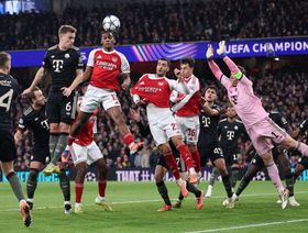 شاهد.. التعادل يفرض نفسه في قمة أرسنال وبايرن ميونيخ