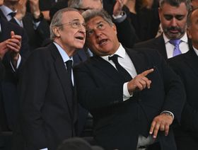 لابورتا قلق من حضور طاغ لريال مدريد في المؤسسات الكروية بإسبانيا