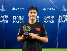 الجزائري إبراهيم مازة أفضل لاعب في مباراة ليفركوزن وبنفيكا