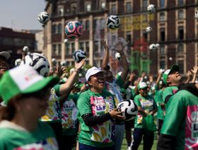 المكسيك تحطم الرقم القياسي العالمي لأكبر حصة تدريب كرة قدم