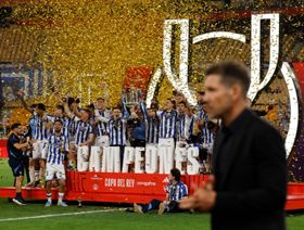 شاهد.. ريال سوسيداد يتوج بكأس الملك على حساب أتلتيكو مدريد بعد نهائي مثير