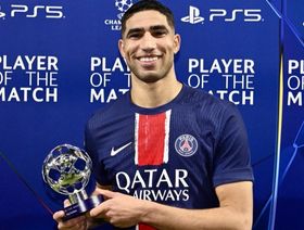 أشرف حكيمي أفضل لاعب في مباراة باريس سان جيرمان وأرسنال