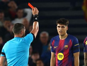 برشلونة الأكثر تعرضاً للطرد بدوري أبطال أوروبا.. كيف حاله في إسبانيا؟