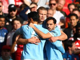 هالاند يعادل رقم سولشاير القياسي بالوصول إلى الهدف 91