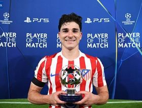 رئيس أتلتيكو مدريد يحسم مصير خوليان ألفاريز