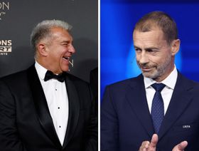 برشلونة يتخلى عن مشروع "سوبر ليغ" لمصالحة يويفا