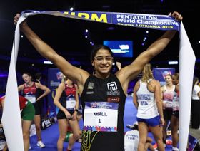 عمرها 14 عاماً.. المصرية فريدة خليل بطلة للعالم في الخماسي الحديث