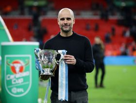 تعرف على سجل غوارديولا مع مانشستر سيتي في كأس الرابطة