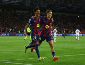 شاهد.. فيرمين لوبيز يسجل أول هاتريك في مسيرته مع برشلونة