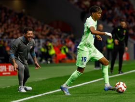 تشكيلة أتلتيكو مدريد الأساسية ضد برشلونة.. غريزمان ولوكمان وألفاريز