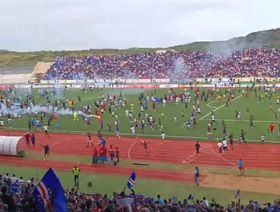 شاهد.. فرحة "تاريخية" لجمهور الرأس الأخضر بعد الاقتراب من كأس العالم 2026