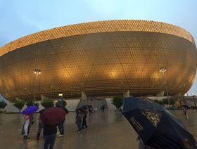 هل تؤثر الأمطار في جاهزية ملعب لوسيل قبل نهائي المغرب والأردن بكأس العرب؟