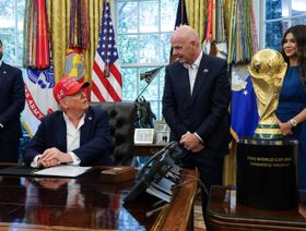 ترمب يعلن موعد قرعة كأس العالم واسم ميسي يدوي في البيت الأبيض