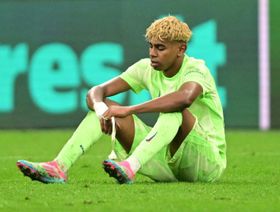 رسالة واثقة من يامال لجماهير برشلونة بعد الخروج من دوري الأبطال