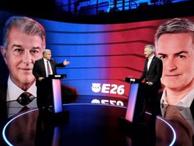 لابورتا يسخر من "صفقة" هالاند وفونت يريد ميسي رئيساً فخرياً لبرشلونة