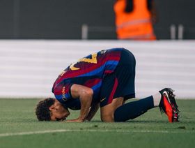 4 دقائق فقط لحمزة عبد الكريم مع برشلونة.. السبب الصادم وراء خطة فليك