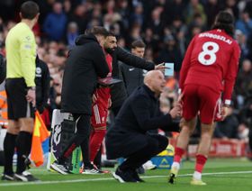 شاهد.. محمد صلاح يشارك كبديل مع ليفربول أمام برايتون