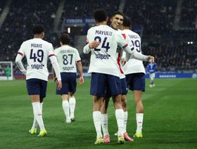 باريس سان جيرمان يعبر ستراسبورغ في ليلة طرد أشرف حكيمي