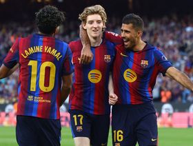 برشلونة القياسي بعدد الانتصارات يعادل رقماً تهديفياً من 96 عاماً