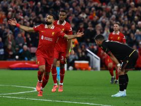 محمد صلاح سعيد بفوز ليفربول على بولونيا "المذهل" بدوري الأبطال