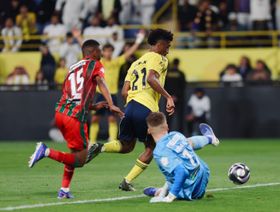 شاهد… النصر يتقدم على الاتفاق بهدف كومان في الشوط الأول