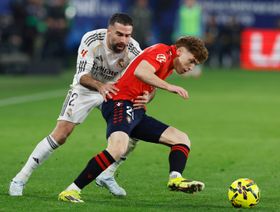 ريال مدريد يحتفظ بحق استعادة فيكتور مونيوز من أوساسونا