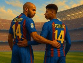 راشفورد يختار رقم قدوته تييري هنري في برشلونة