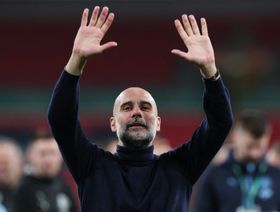 غوارديولا: سيتي ليس قوياً مثل أرسنال رغم التتويج بكأس الرابطة