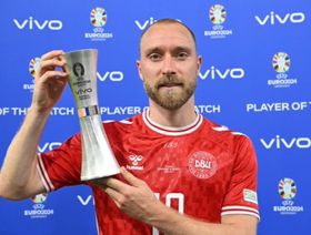 إريكسن أفضل لاعب في مباراة الدنمارك وصربيا في يورو 2024