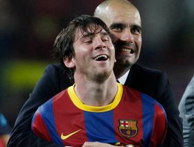 ميسي: غوارديولا أفضل مدرب في التاريخ