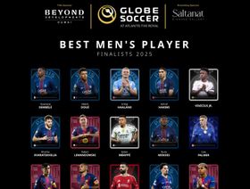 "غلوب سوكر" تكشف القائمة النهائية لجائزة أفضل لاعب في 2025