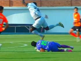 شاهد.. حارس فاركو يتصدى للكرة بيده خارج المنطقة والـ"VAR" لا يتدخل