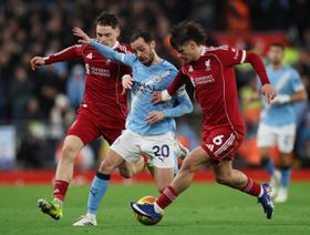 بيرناردو سيلفا يتحدى أرسنال بعد فوز مانشستر سيتي على ليفربول