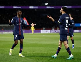 شاهد.. ديمبيلي يسجل هدفين في فوز سان جيرمان على تولوز