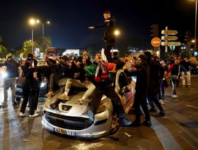 جرحى خلال احتفالات بتأهل باريس سان جيرمان لنهائي أبطال أوروبا