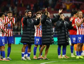 أتلتيكو مدريد يهزم بطل بلجيكا بثلاثية