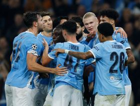 مانشستر سيتي يتقدم بهدفين على دورتموند بدوري الأبطال