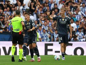 إيقاف هويسن مدافع ريال مدريد مباراة واحدة بعد طرد سوسيداد