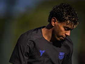 لامين يامال يغيب عن تدريبات برشلونة قبل مواجهة إشبيلية