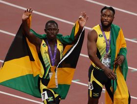 "بولت الصغير" ينتزع ذهبية 100 متر.. وتأهل سلوى وبسنت في 400 متر