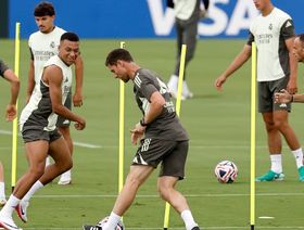 "درس خصوصي" من تشابي لمبابي في تدريبات ريال مدريد
