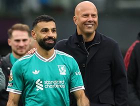 سلوت: محمد صلاح مؤثر دائماً في ليفربول حتى إن لم يلعب جيداً