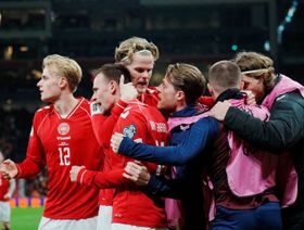 الدنمارك تعبر مقدونيا الشمالية إلى نهائي الملحق الأوروبي وتواجه التشيك