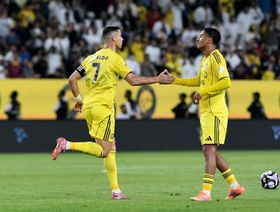 شاهد.. هدف رونالدو ينهي الشوط الأول بالتعادل بين النصر والفيحاء