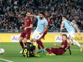 ديربي العاصمة الإيطالية ينتهي بالتعادل بين لاتسيو وروما