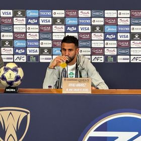 رياض محرز: نريد لقباً ثانياً في دوري أبطال آسيا للنخبة والأهلي يعني لي الكثير