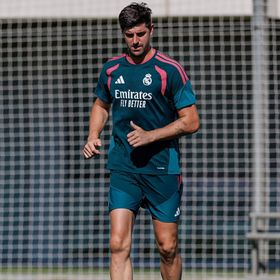 تيبو كورتوا يتدرب منفرداً بعد عودته إلى ريال مدريد