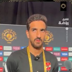 شاهد| بن رمضان لـ"الشرق": نسعى لتحقيق نتيجة تليق بإسم الأهلي