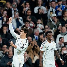 في غياب كيليان مبابي.. ريال مدريد يمطر شباك سوسيداد ويتصدر الليغا مؤقتاً