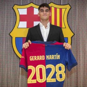 برشلونة يُكافئ جيرارد مارتن بمكان دائم في قائمة الفريق الأول